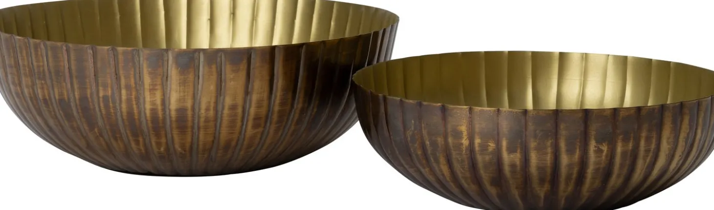 Intratuin decoratieschaal Belle messing D 25 H 8 cm