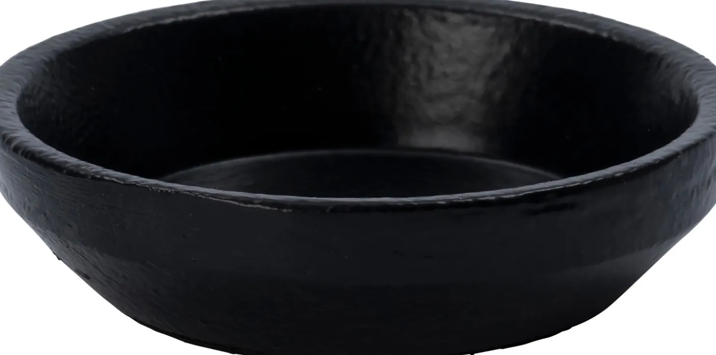Intratuin decoratieschaal Betsi zwart D 7,5 H 2 cm