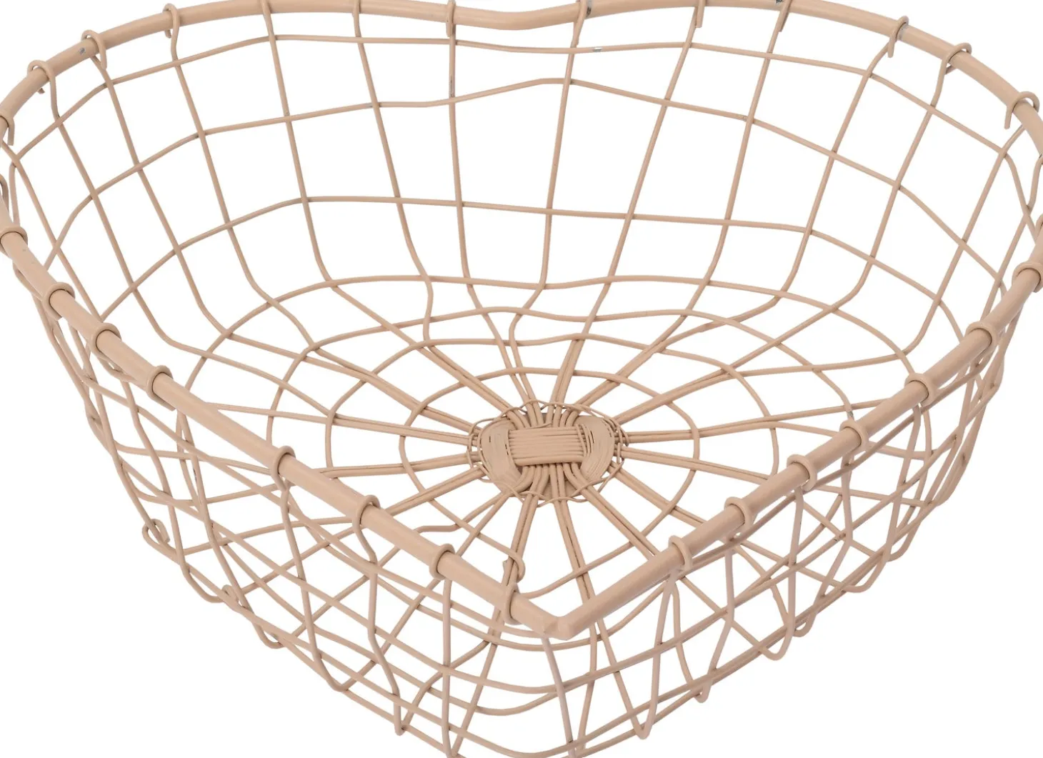 Intratuin draadmand Dets beige 26 x 26 x 9 cm