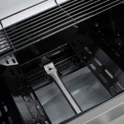 Intratuin gasbarbecue met 4 branders en zijbrander 118 x 55,5 x 140,5 cm