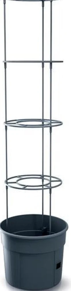 Intratuin groeitoren tomaten antraciet 39 x 31,5 x 153 cm