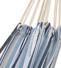 Intratuin hangmat Streep blauw 200 x 100 cm
