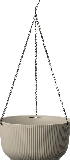 Intratuin hangpot Bella grijs D 24,8 H 13,2 cm