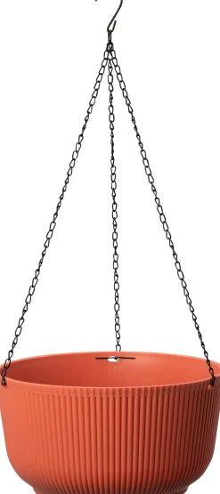 Intratuin hangpot Bella oranje D 24,8 H 13,2 cm
