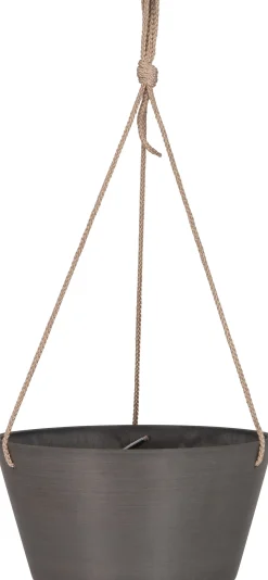 Intratuin hangpot Boaz donkergrijs D 31 H 15 cm