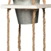 Intratuin hangpot grijs / wit D 19 H 95 cm