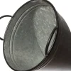 Intratuin hangpot grijs 28,5 x 24 x 28,5 cm
