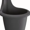 Intratuin hangpot Hook antraciet D 20 H 24 cm