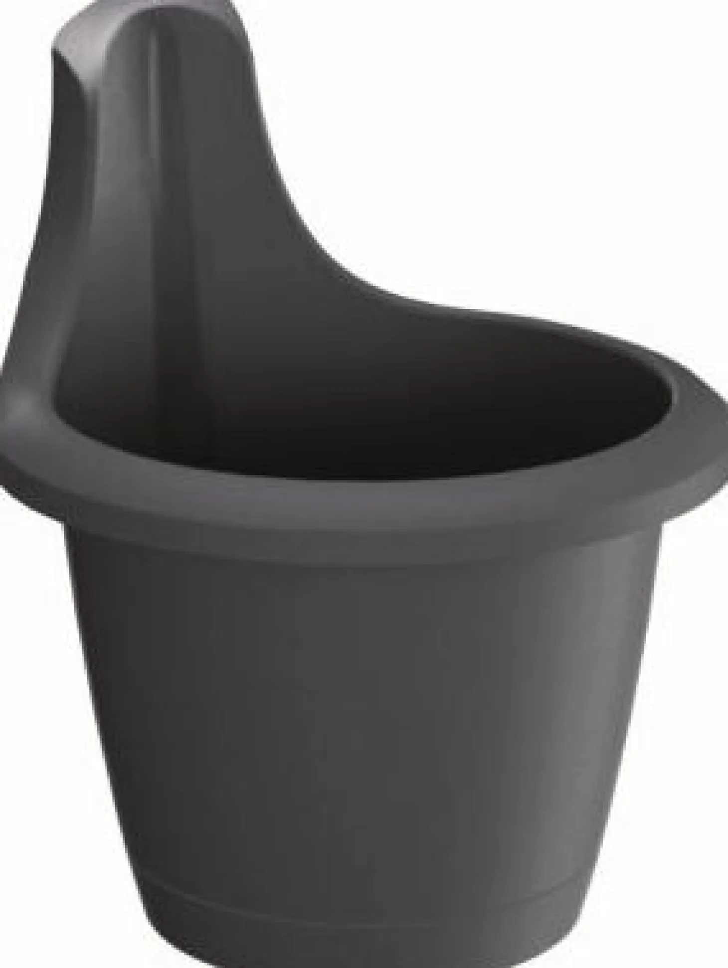 Intratuin hangpot Hook antraciet D 20 H 24 cm
