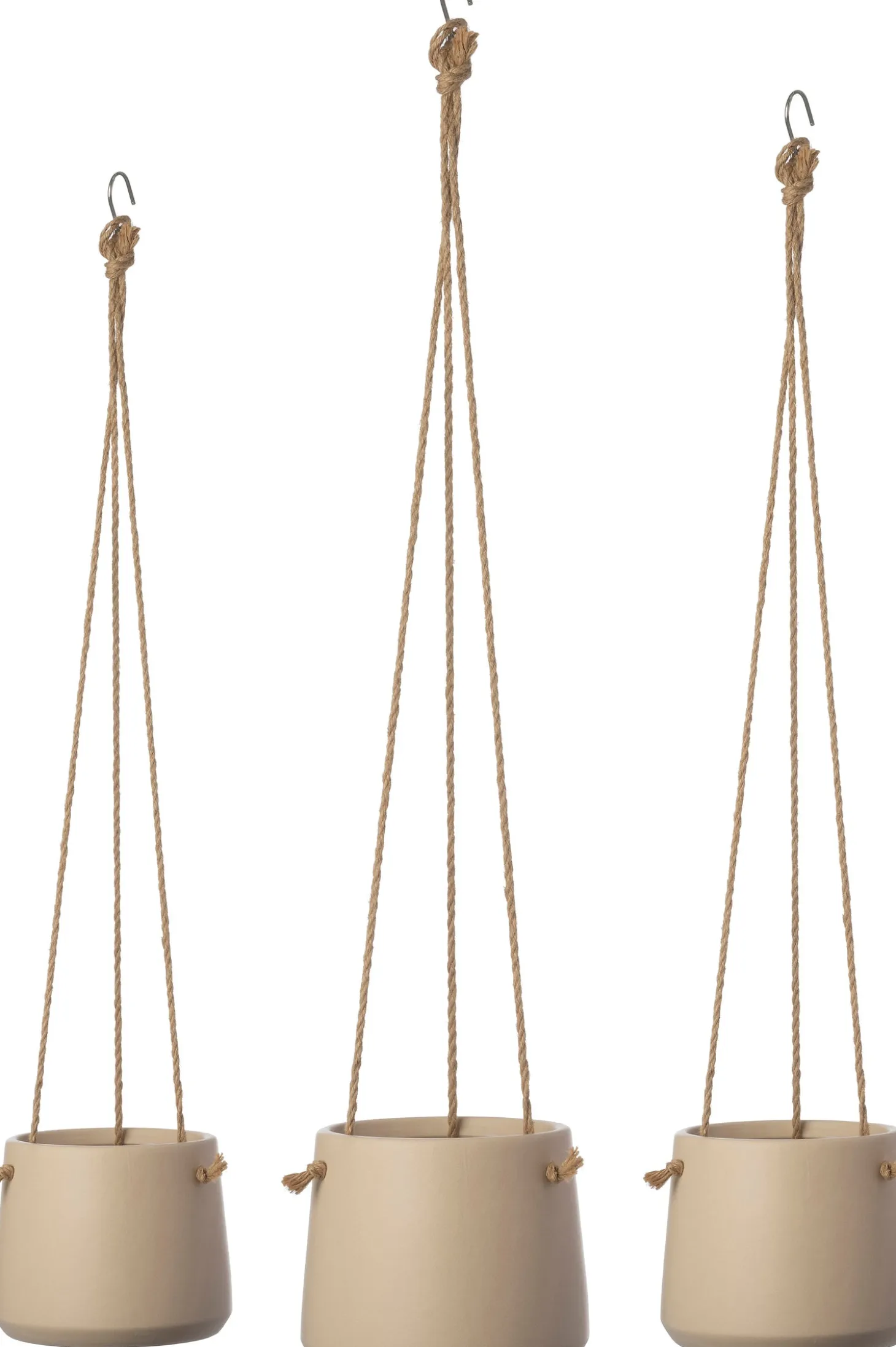 Intratuin hangpot Joan beige D 18,5 H 15 cm