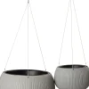 Intratuin Hangpot Joselyn grijs D 24 H 16 cm