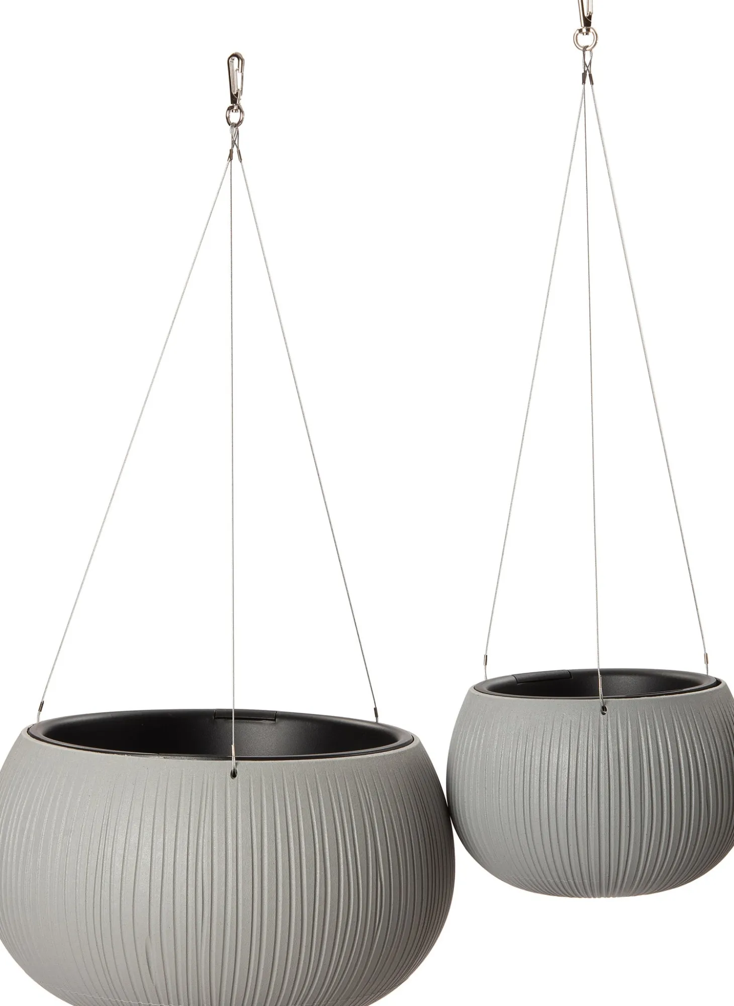 Intratuin Hangpot Joselyn grijs D 37 H 21,8 cm