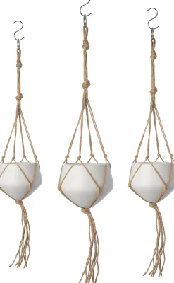 Intratuin hangpot Josh wit D 14 H 11,5 cm