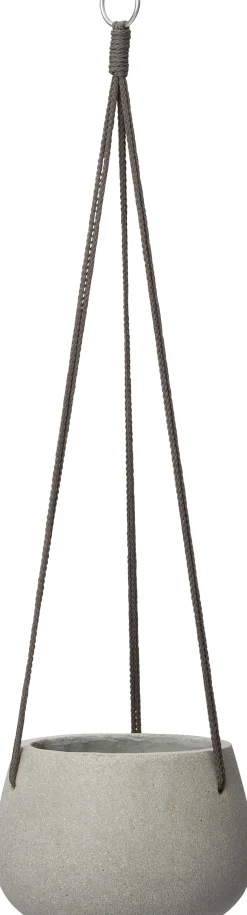 Intratuin hangpot Jula grijs D 20 H 14,5 cm