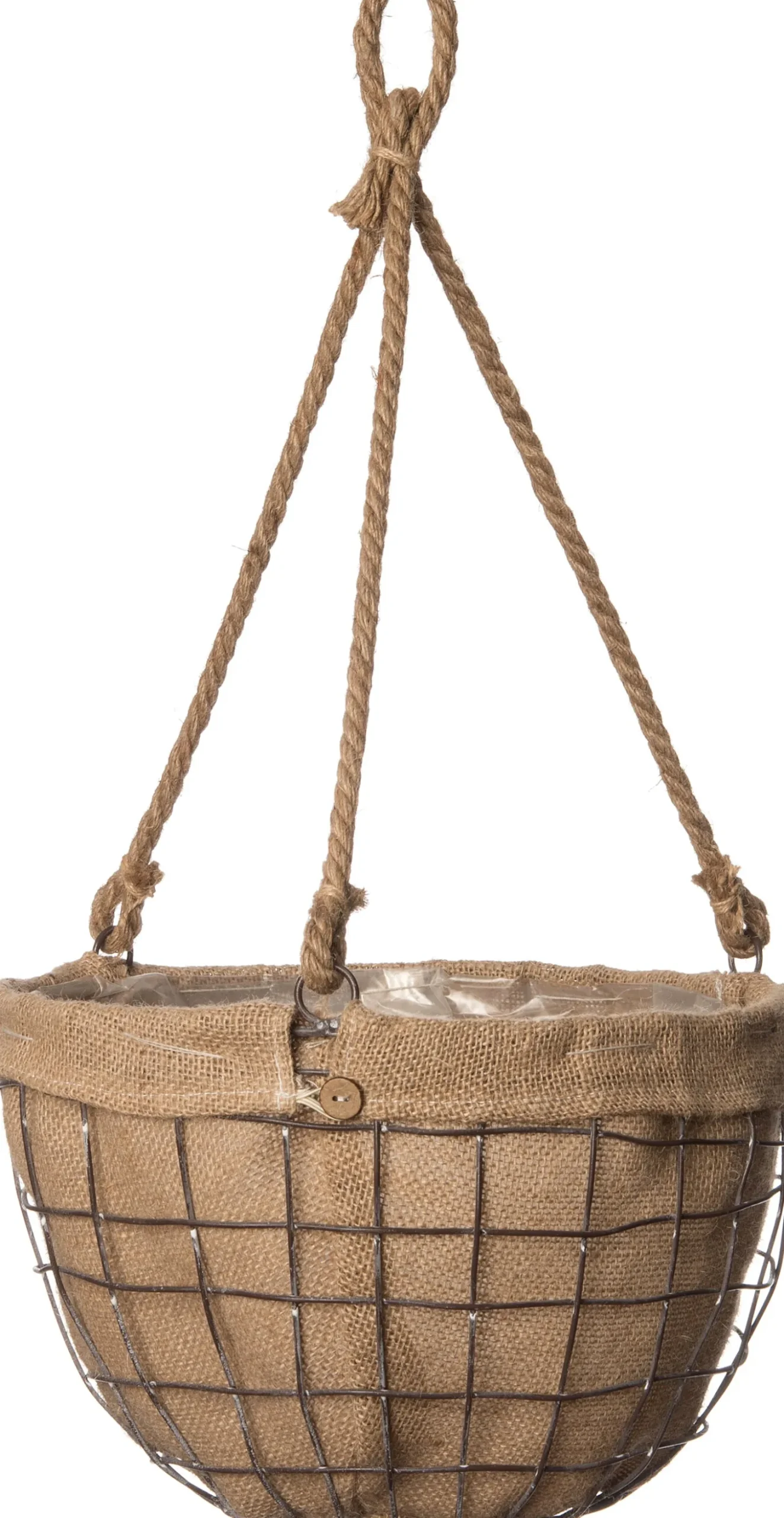 Intratuin hangpot naturel D 25 H 16 cm