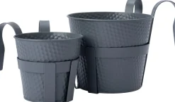 Intratuin hangpot Semi grijs 21 x 13 x 15 cm