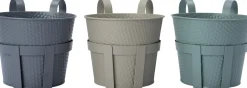 Intratuin hangpot Semi grijs 24 x 18 x 18 cm