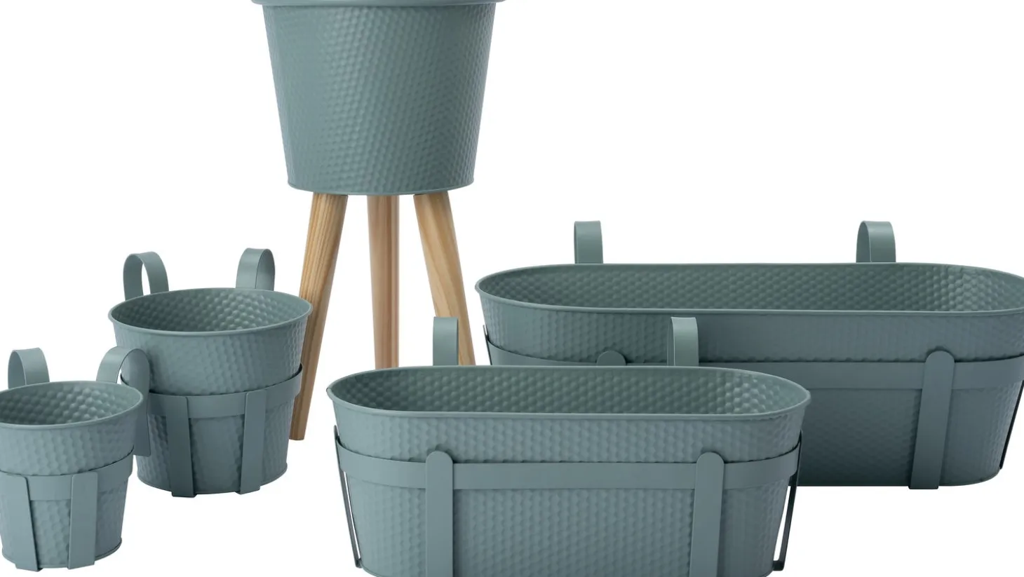 Intratuin hangpot Semi groen 24 x 18 x 18 cm