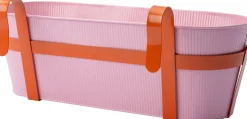 Intratuin hangpot Semi roze / oranje 51 x 26 x 21 cm
