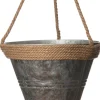 Intratuin hangpot zilver D 28 H 43 cm