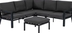 Intratuin hocker Milo zwart 66 x 66 x 30 cm