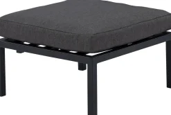 Intratuin hocker Milo zwart 66 x 66 x 30 cm