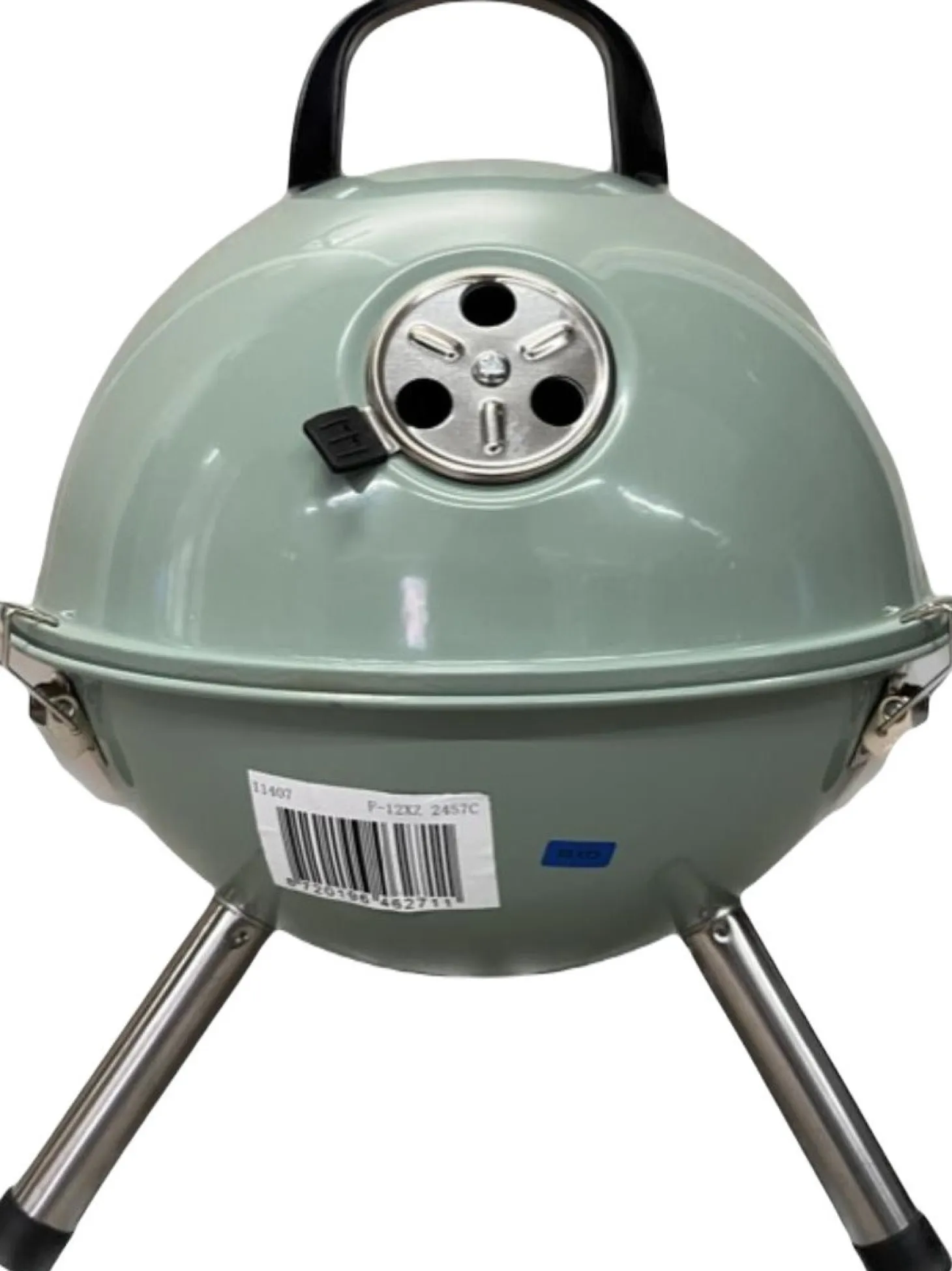 Intratuin houtskool barbecue Bolly groen D 32 H 45 cm