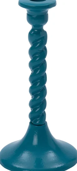 Intratuin kandelaar Ray blauw D 10,5 H 22 cm