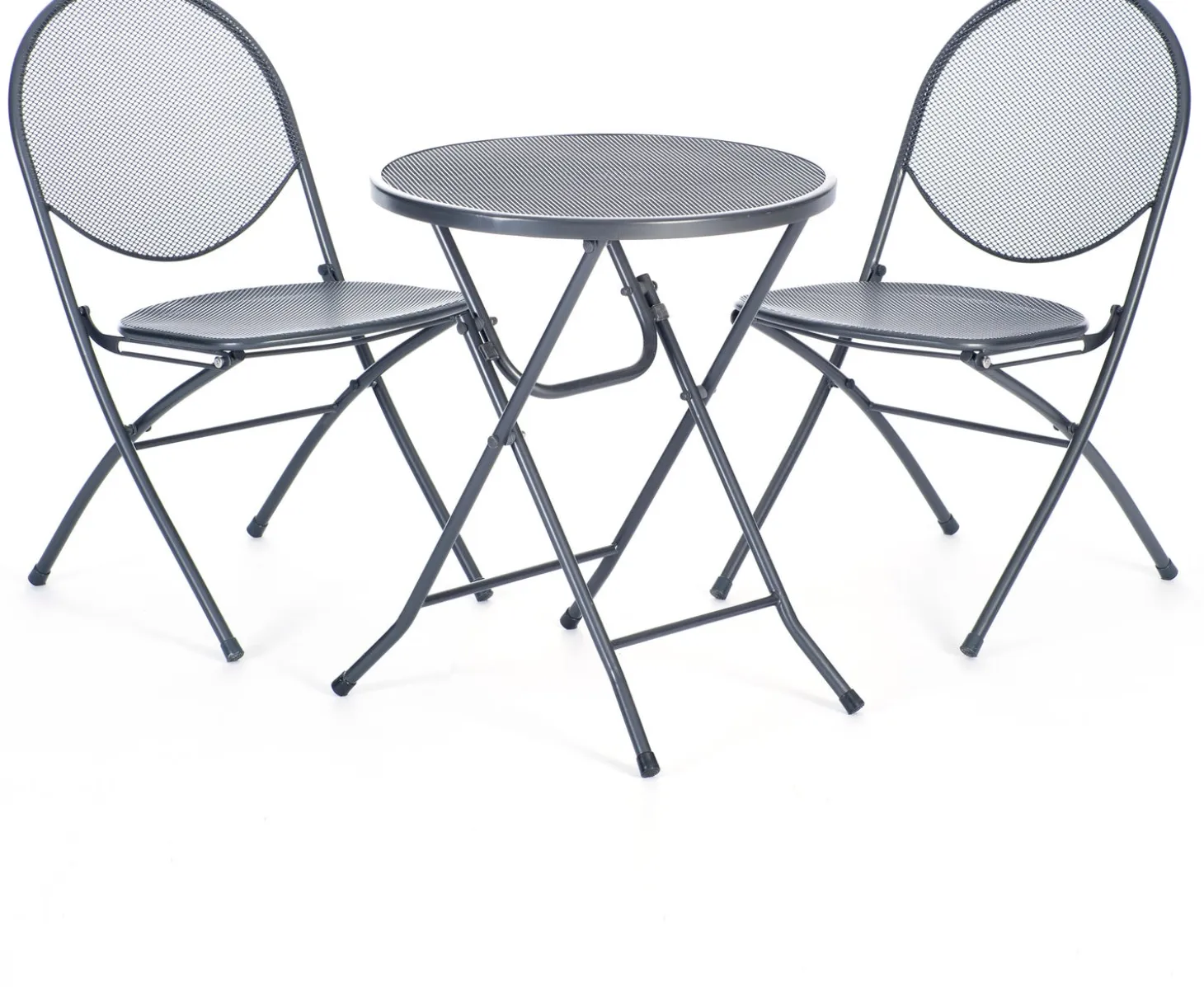 Intratuin klaptafel Max antraciet D 60 H 72 cm