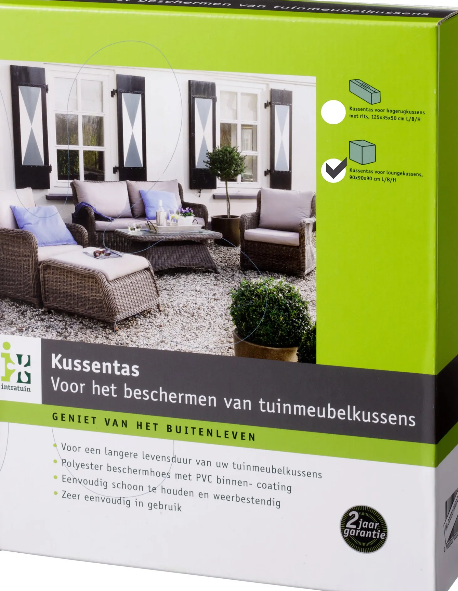 Intratuin kussentas loungekussens 90 x 90 x 90 cm