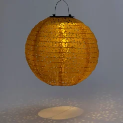 Intratuin lampion Bari geel D 30 H 28 cm