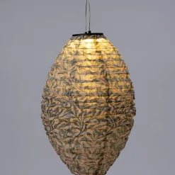 Intratuin lampion Fenna beige D 25 H 40 cm