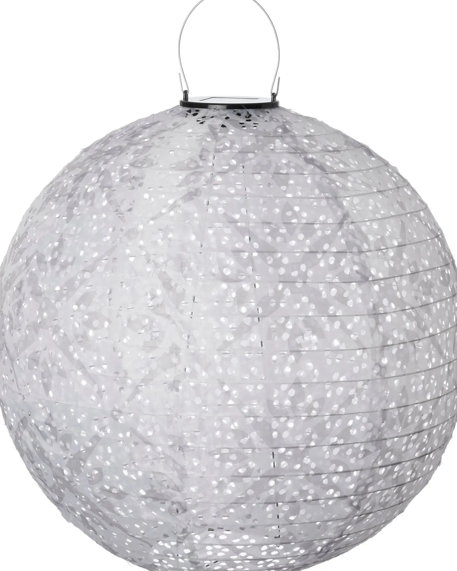 Intratuin lampion wit / grijs D 40 H 40 cm