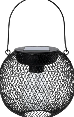 Intratuin lantaarn Jun zwart D 14 H 14 cm