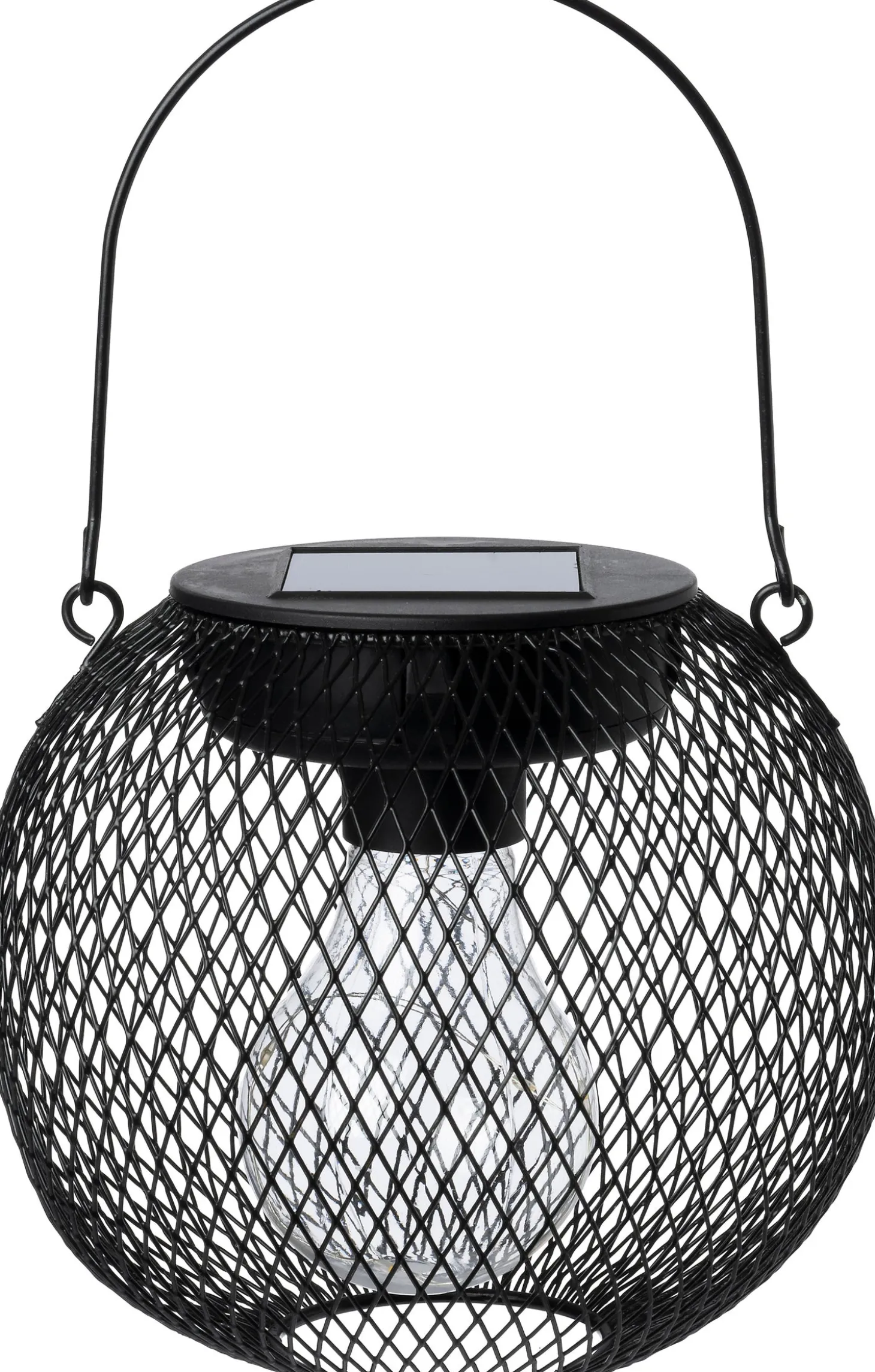 Intratuin lantaarn Jun zwart D 14 H 14 cm