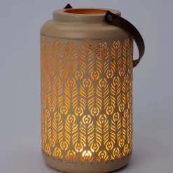 Intratuin lantaarn Lanta oranje 15 x 15 x 26 cm