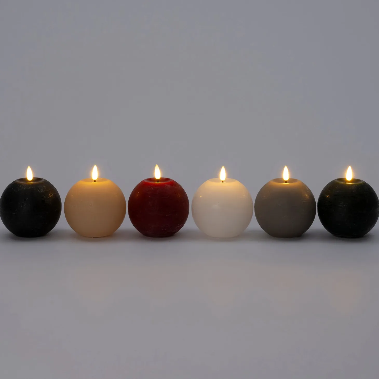 Intratuin LED bolkaars Jason beige D 10 H 11 cm