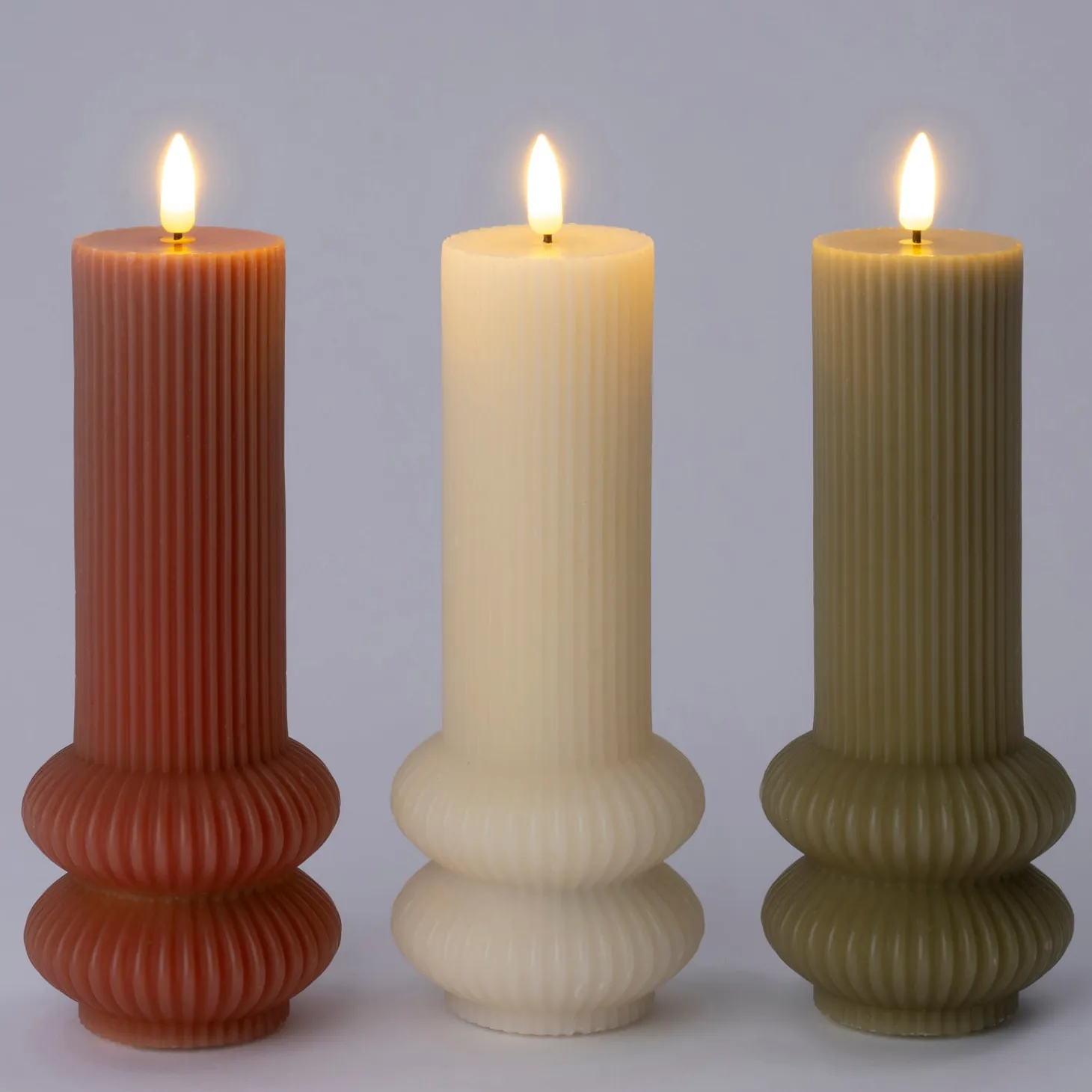 Intratuin LED stompkaars Corfu beige D 7 H 21 cm