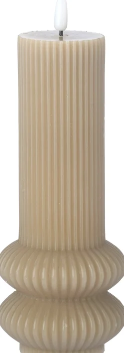 Intratuin LED stompkaars Corfu beige D 7 H 21 cm
