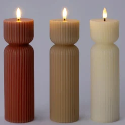 Intratuin LED stompkaars Rhodos beige D 6 H 24 cm