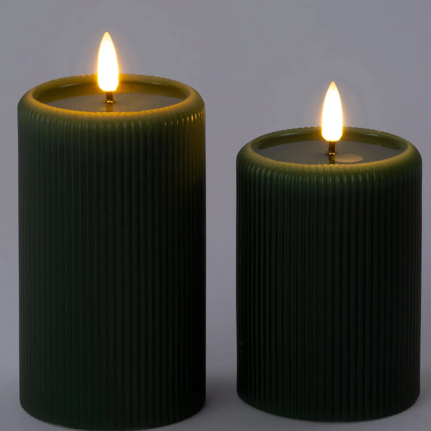 Intratuin LED stompkaars Stripe groen D 7,5 H 10 cm