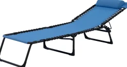 Intratuin ligbed Sanya blauw 189 x 62 x 28 cm