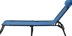 Intratuin ligbed Sanya blauw 189 x 62 x 28 cm