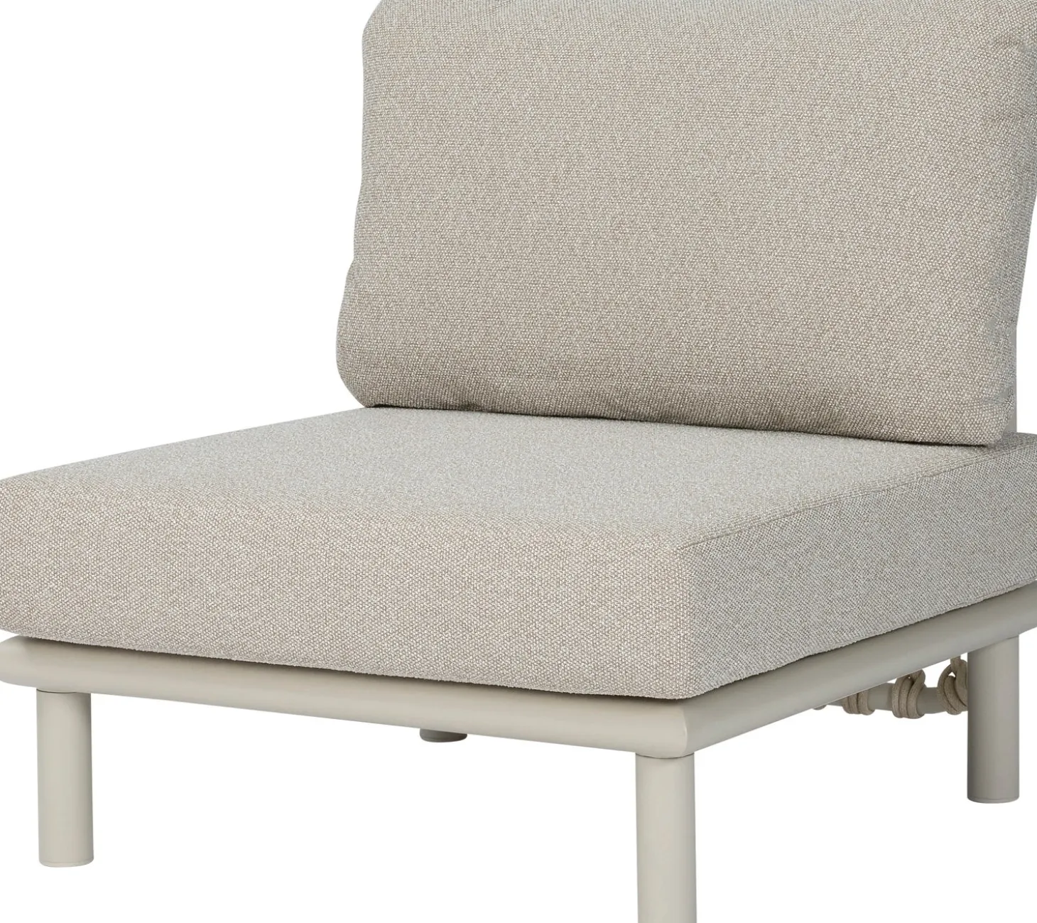 Intratuin loungebank middenstuk Zeno taupe