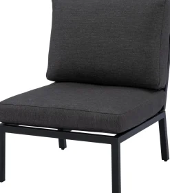 Intratuin loungebank middenstuk Milo zwart
