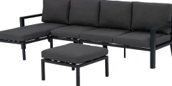 Intratuin loungebank middenstuk Milo zwart