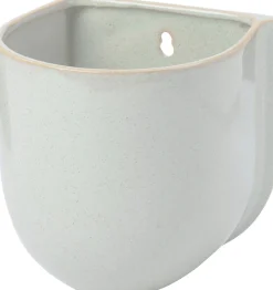 Intratuin muur bloempot Luanne wit 14 x 13,5 x 16 cm