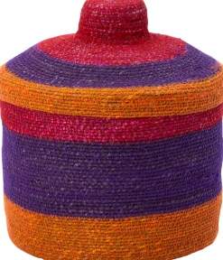 Intratuin opbergmand Jimi oranje / blauw / rood D 23 H 28 cm