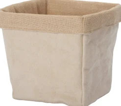 Intratuin opbergmand Linda beige 19 x 19 x 20 cm