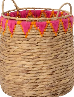 Intratuin opbergmand Maci naturel / roze D 33 H 40 cm